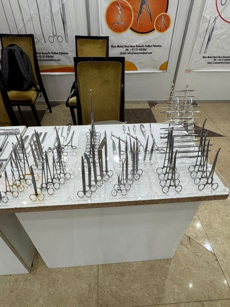 Ansys Medical instrument range at an exhibition