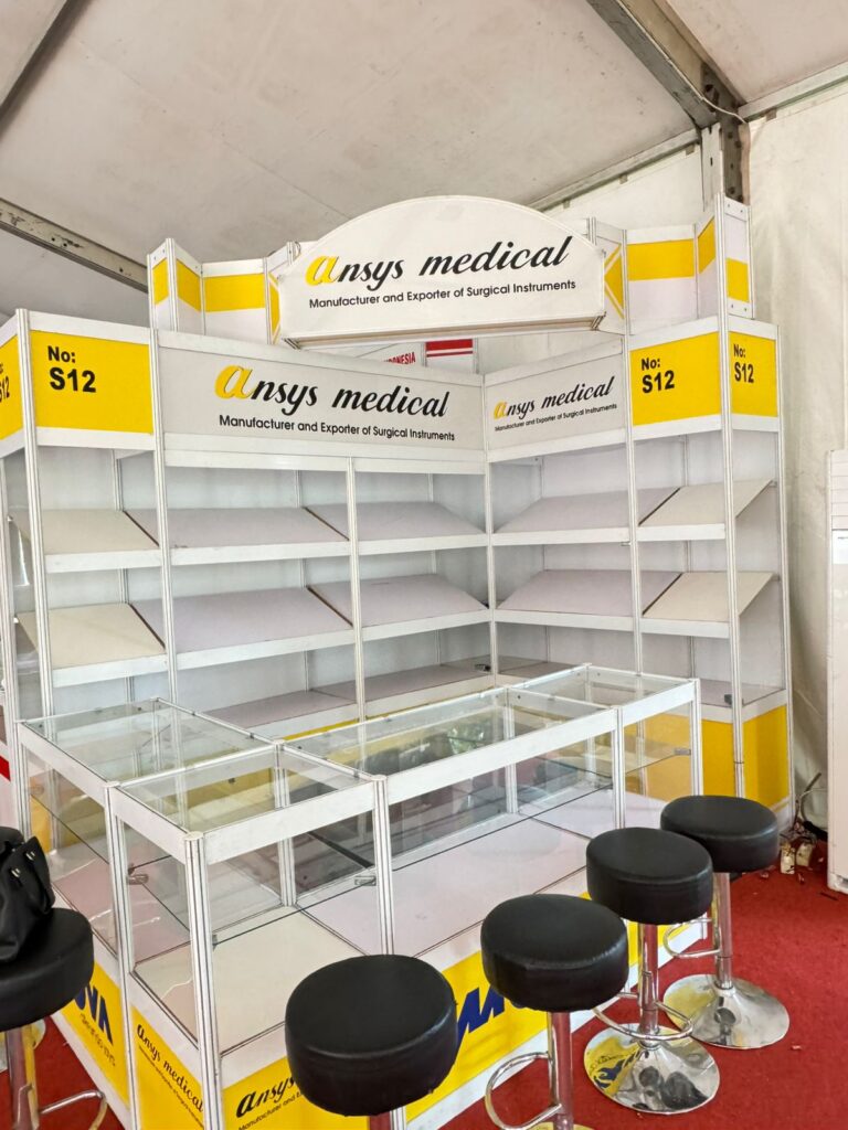 Ansys Medical exhibition booth in Palembang, Indonesia